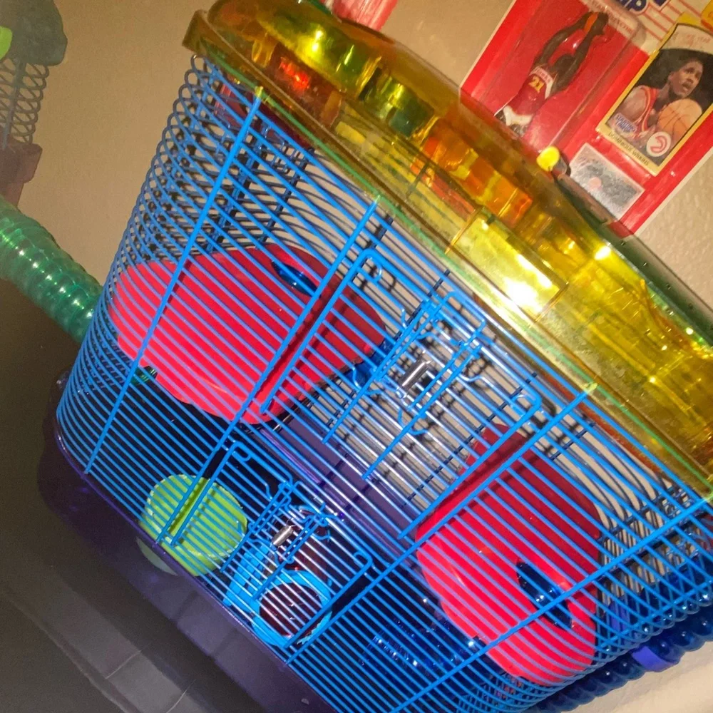 2 hamster cages plus extras for sale!